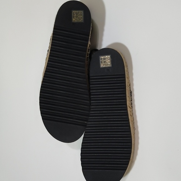 MIISTA LONDON silver black espadrilles 36 NEW - Picture 8 of 8